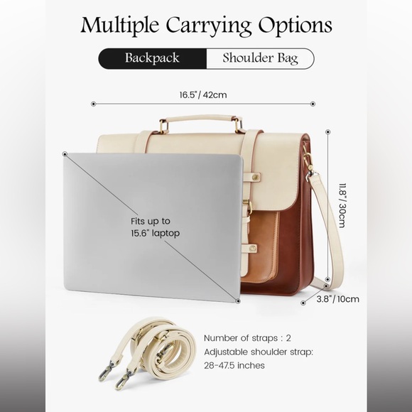 Sombre Vintage Briefcase - Picture 7 of 16